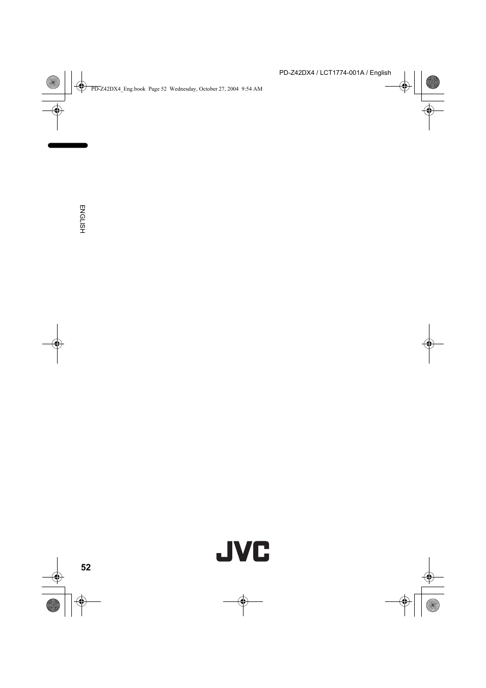 JVC PD-Z42DX4 User Manual | Page 53 / 54