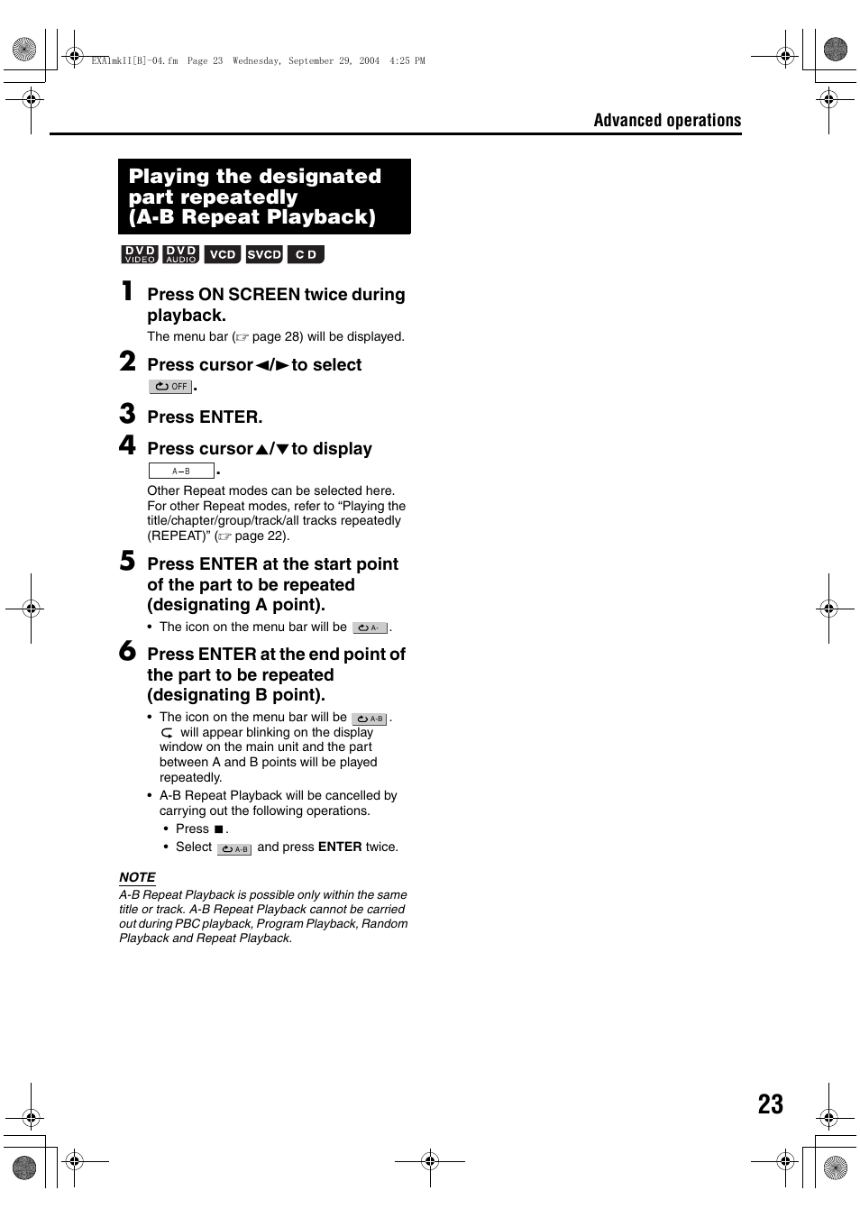 JVC EX-A5 User Manual | Page 27 / 47