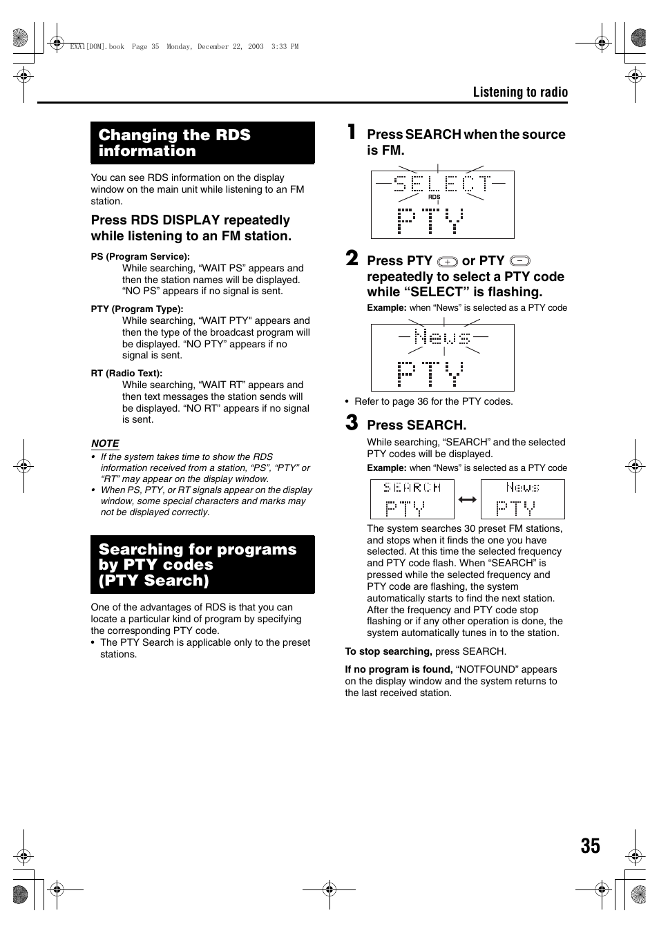JVC EX-A5 User Manual | Page 39 / 47