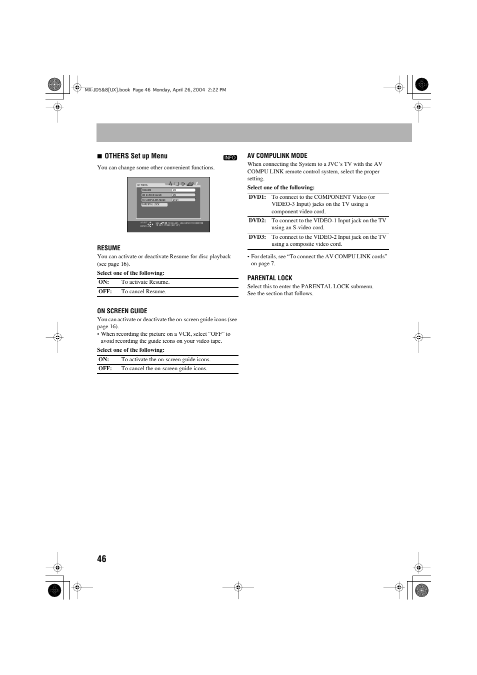 JVC CA-MXJD8 User Manual | Page 113 / 186