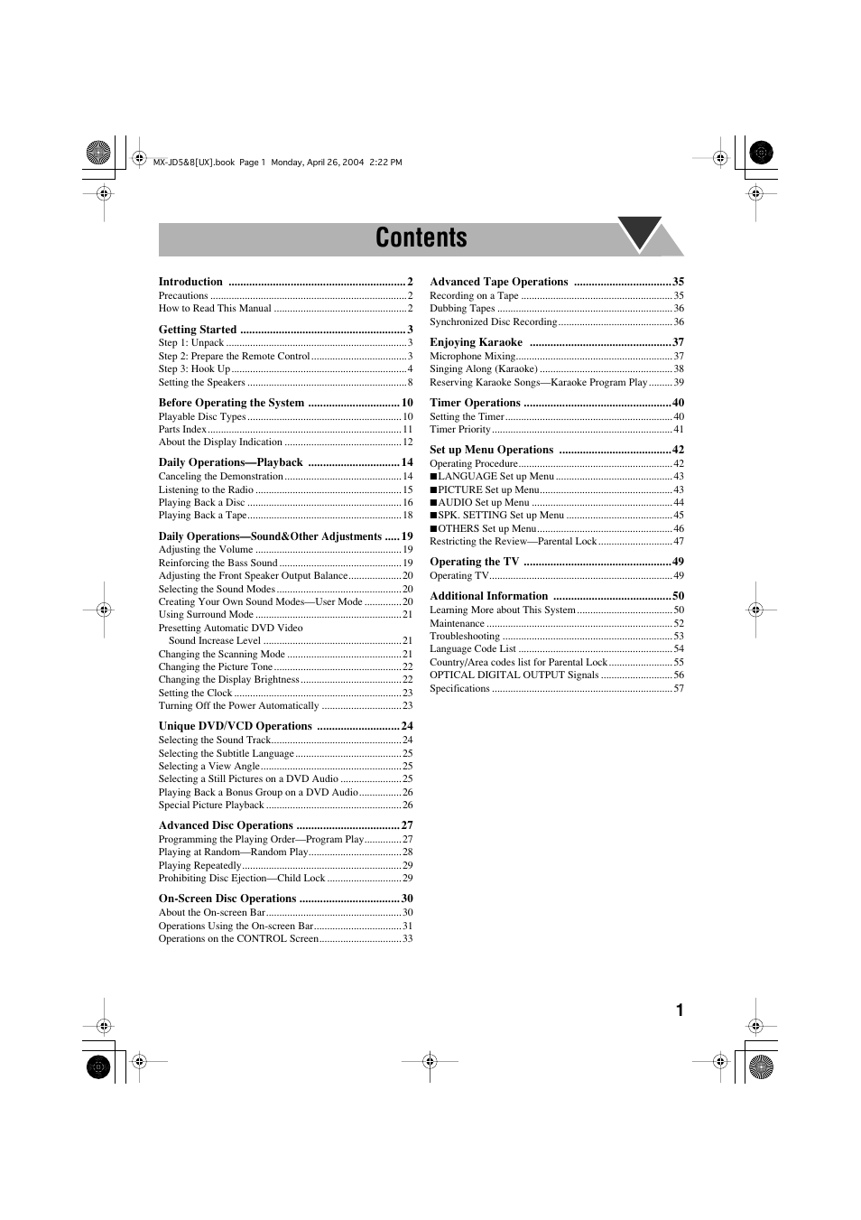 JVC CA-MXJD8 User Manual | Page 68 / 186