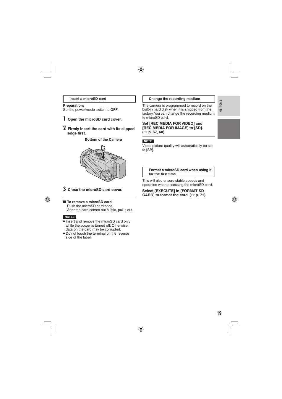 JVC Everio GZ-HD6 User Manual | Page 19 / 84