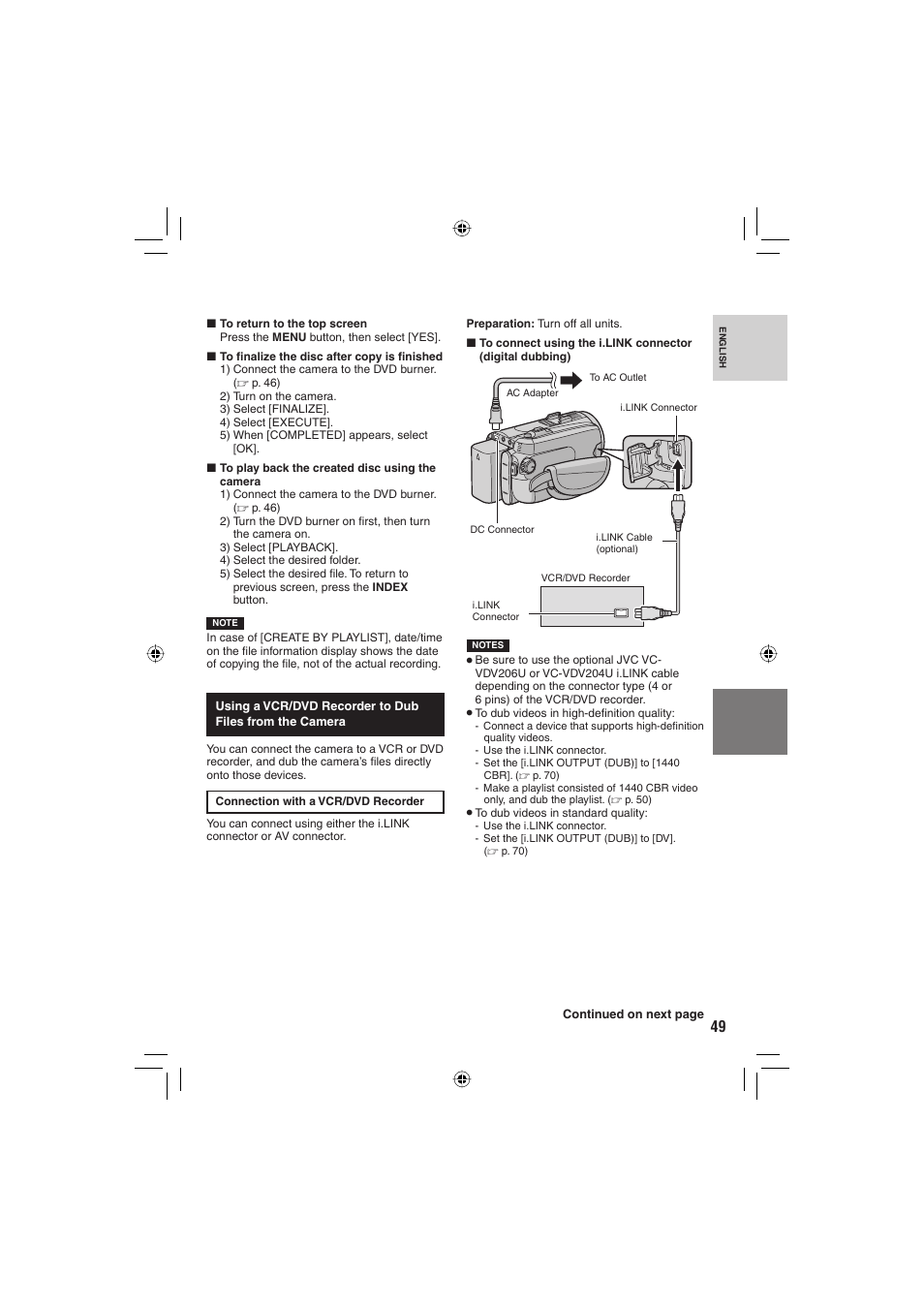 JVC Everio GZ-HD6 User Manual | Page 49 / 84