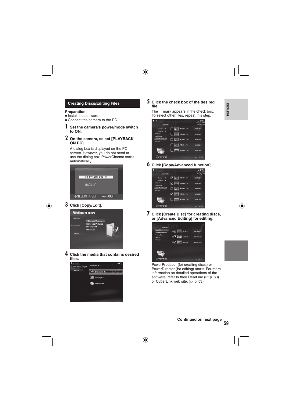 JVC Everio GZ-HD6 User Manual | Page 59 / 84