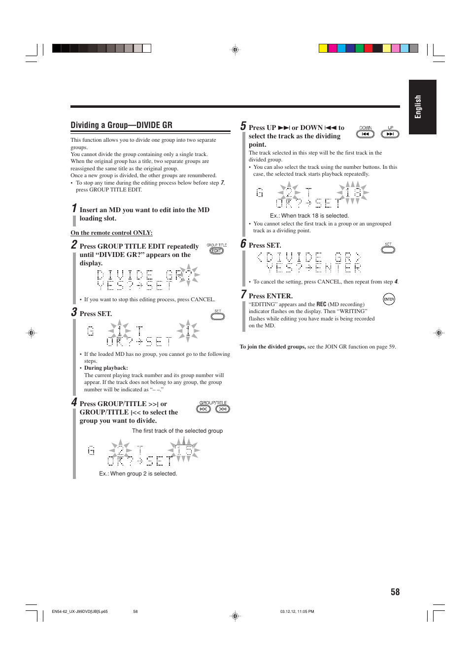 JVC UX-J99DVD User Manual | Page 61 / 96