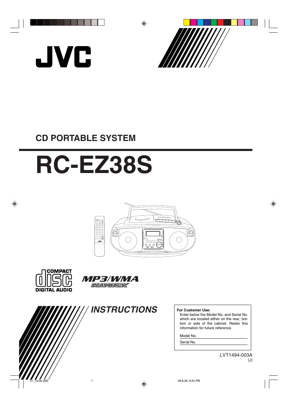 JVC RC-EZ38SJ User Manual | 29 pages