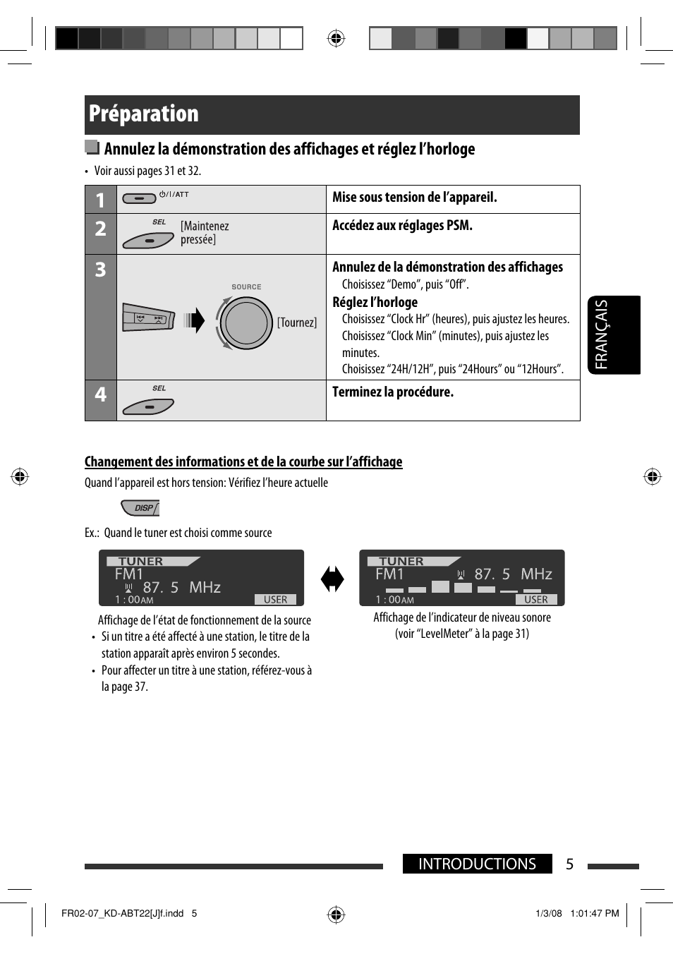 Préparation | JVC KD-ABT22 User Manual | Page 105 / 153