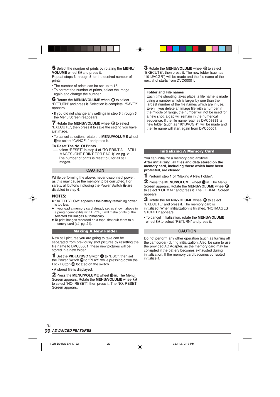 JVC GR-D91 User Manual | Page 22 / 56