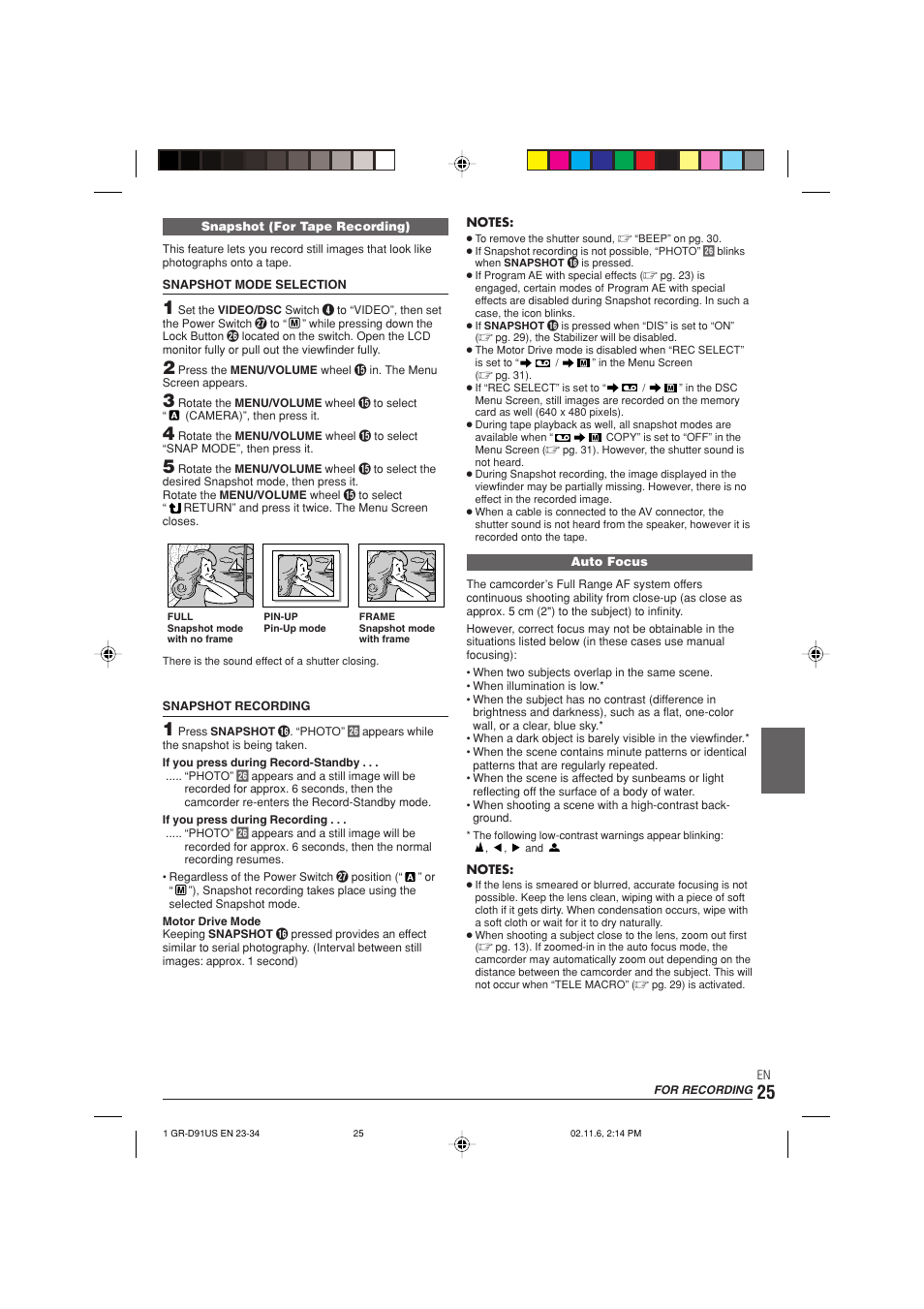 JVC GR-D91 User Manual | Page 25 / 56