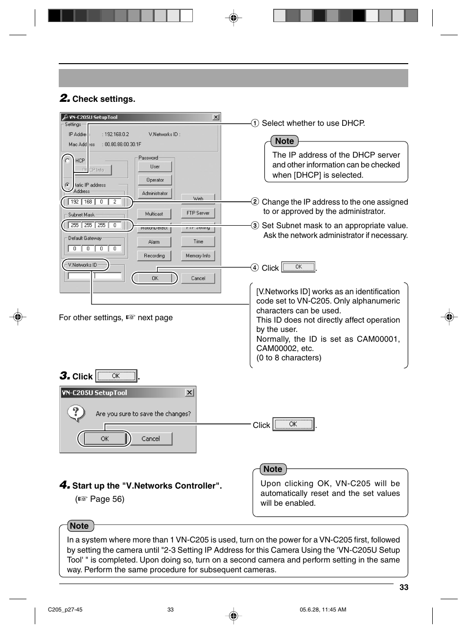 JVC VN-C205 User Manual | Page 33 / 90