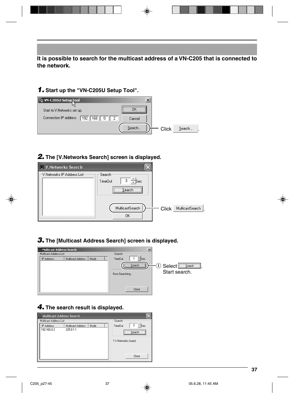 JVC VN-C205 User Manual | Page 37 / 90