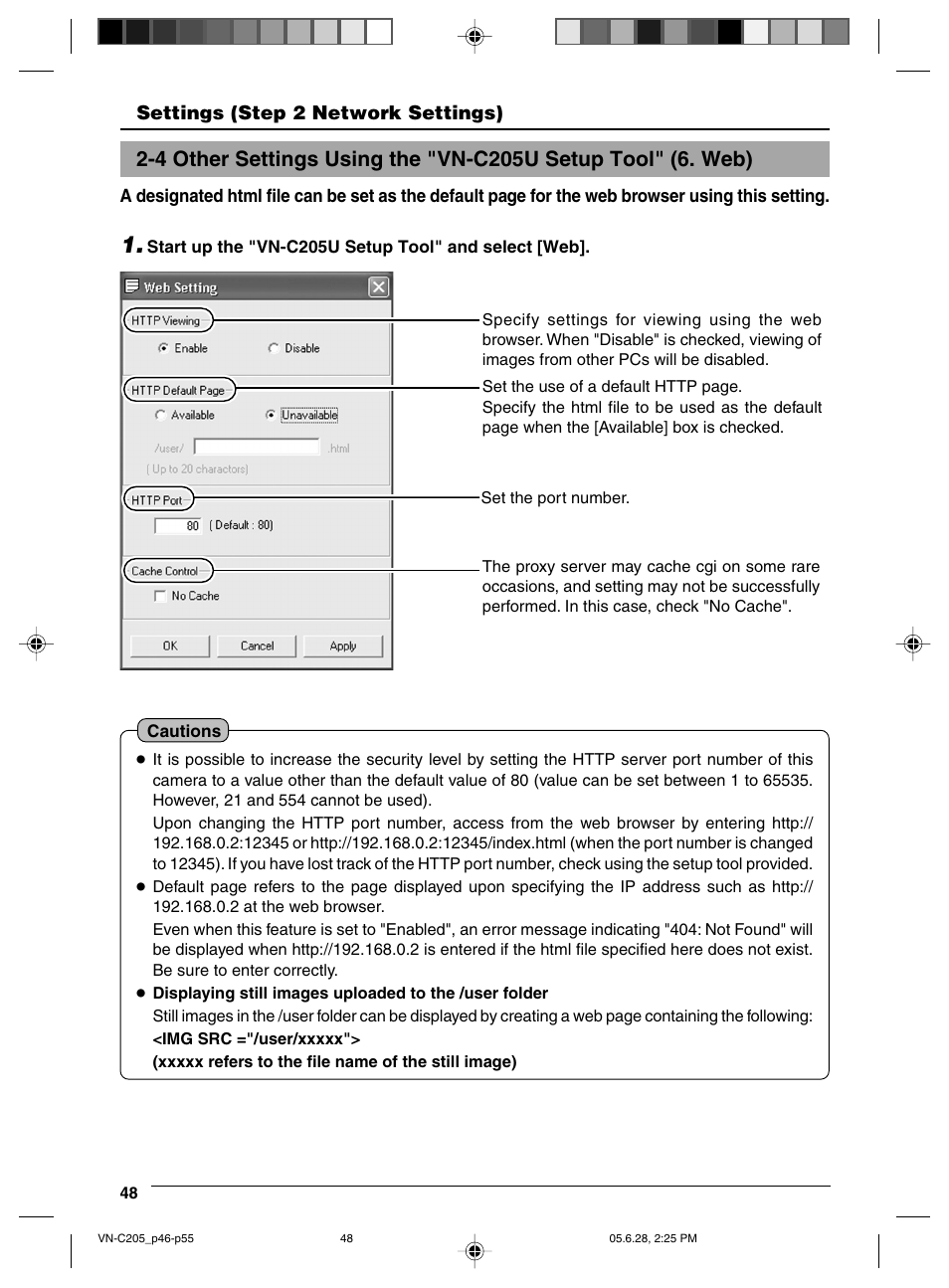 JVC VN-C205 User Manual | Page 48 / 90