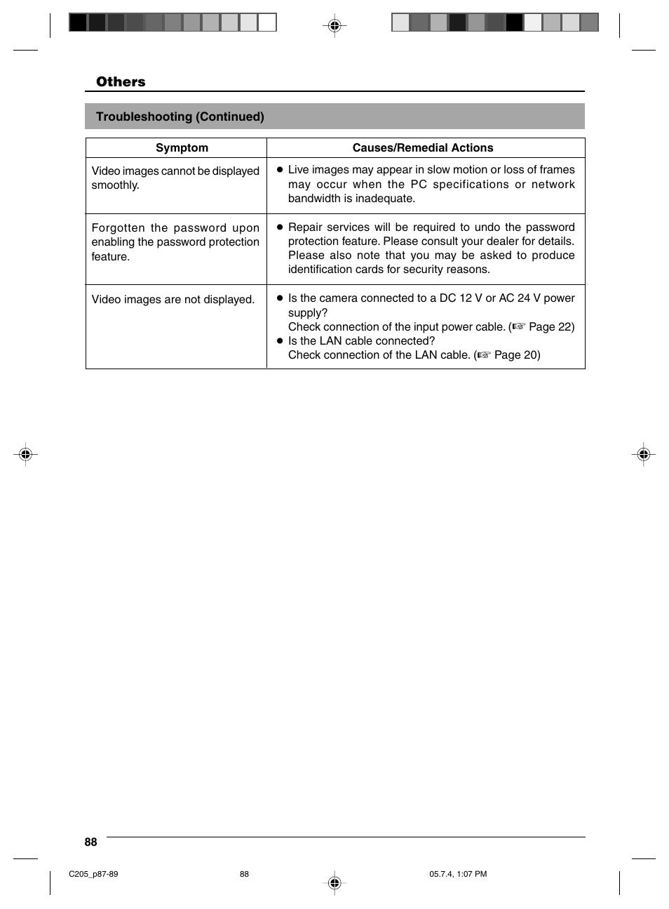 JVC VN-C205 User Manual | Page 88 / 90