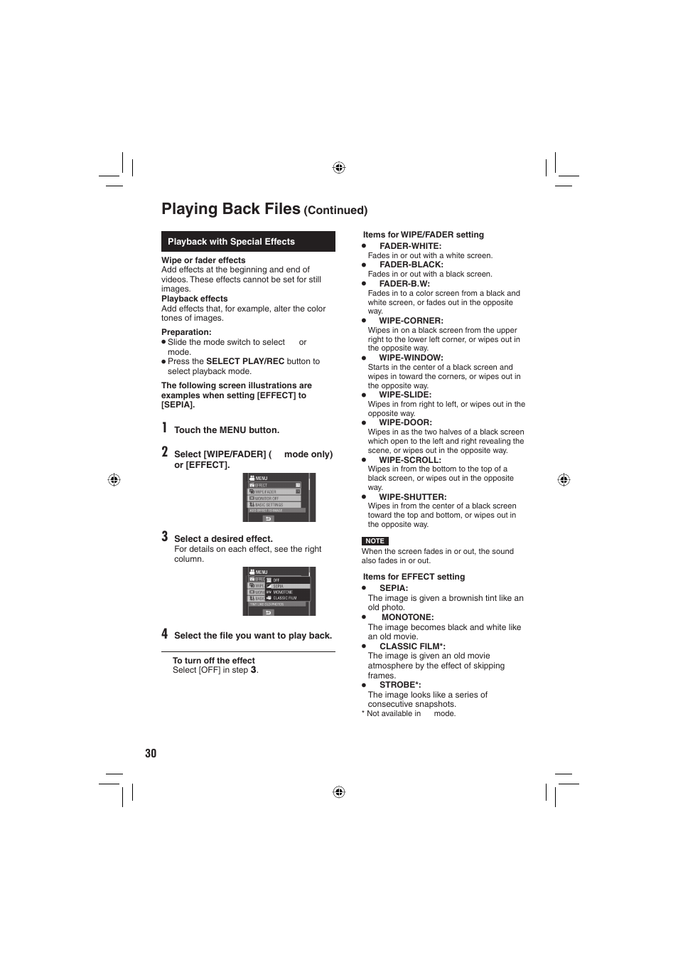 Playing back files | JVC Everio GZ-MG465 User Manual | Page 106 / 228
