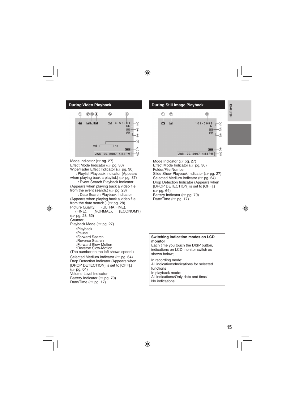 JVC Everio GZ-MG465 User Manual | Page 15 / 228
