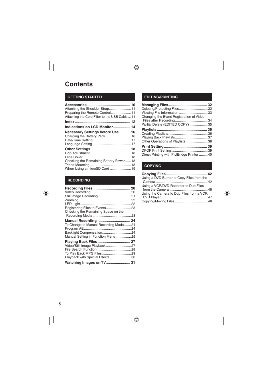 JVC Everio GZ-MG465 User Manual | Page 160 / 228