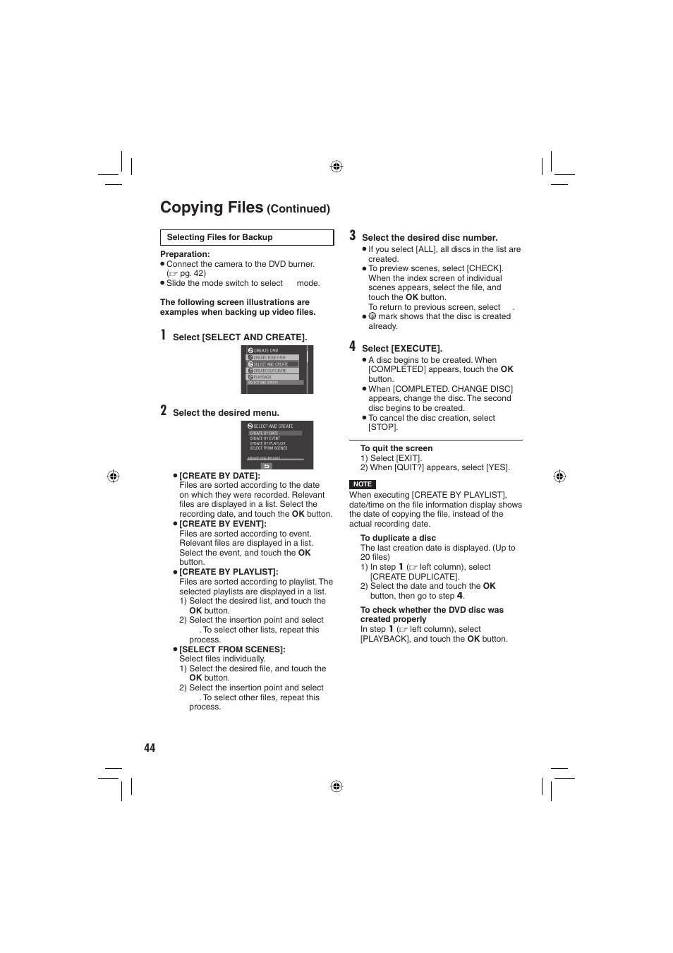 Copying files | JVC Everio GZ-MG465 User Manual | Page 196 / 228