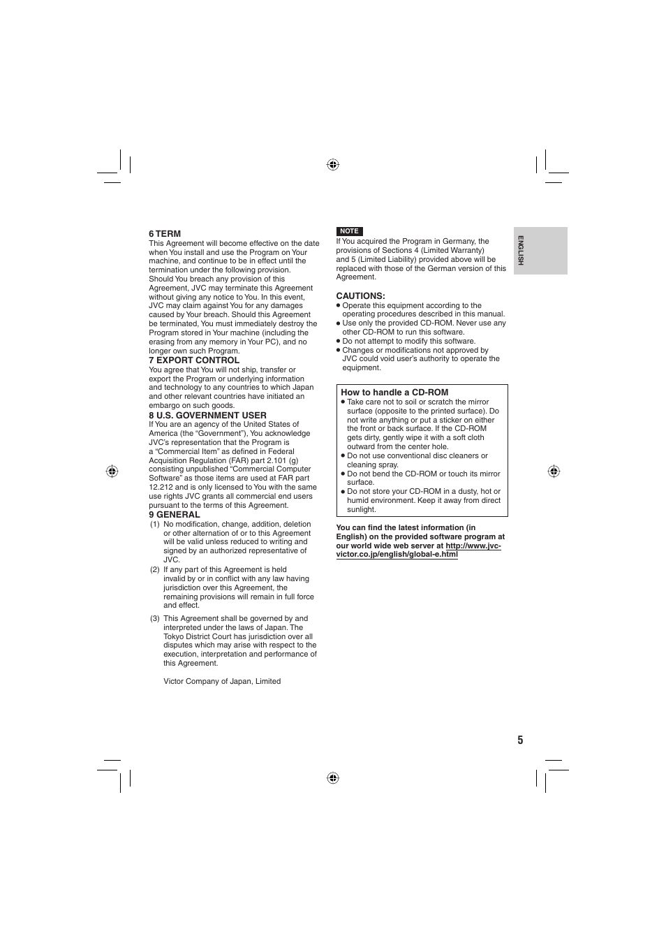JVC Everio GZ-MG465 User Manual | Page 5 / 228