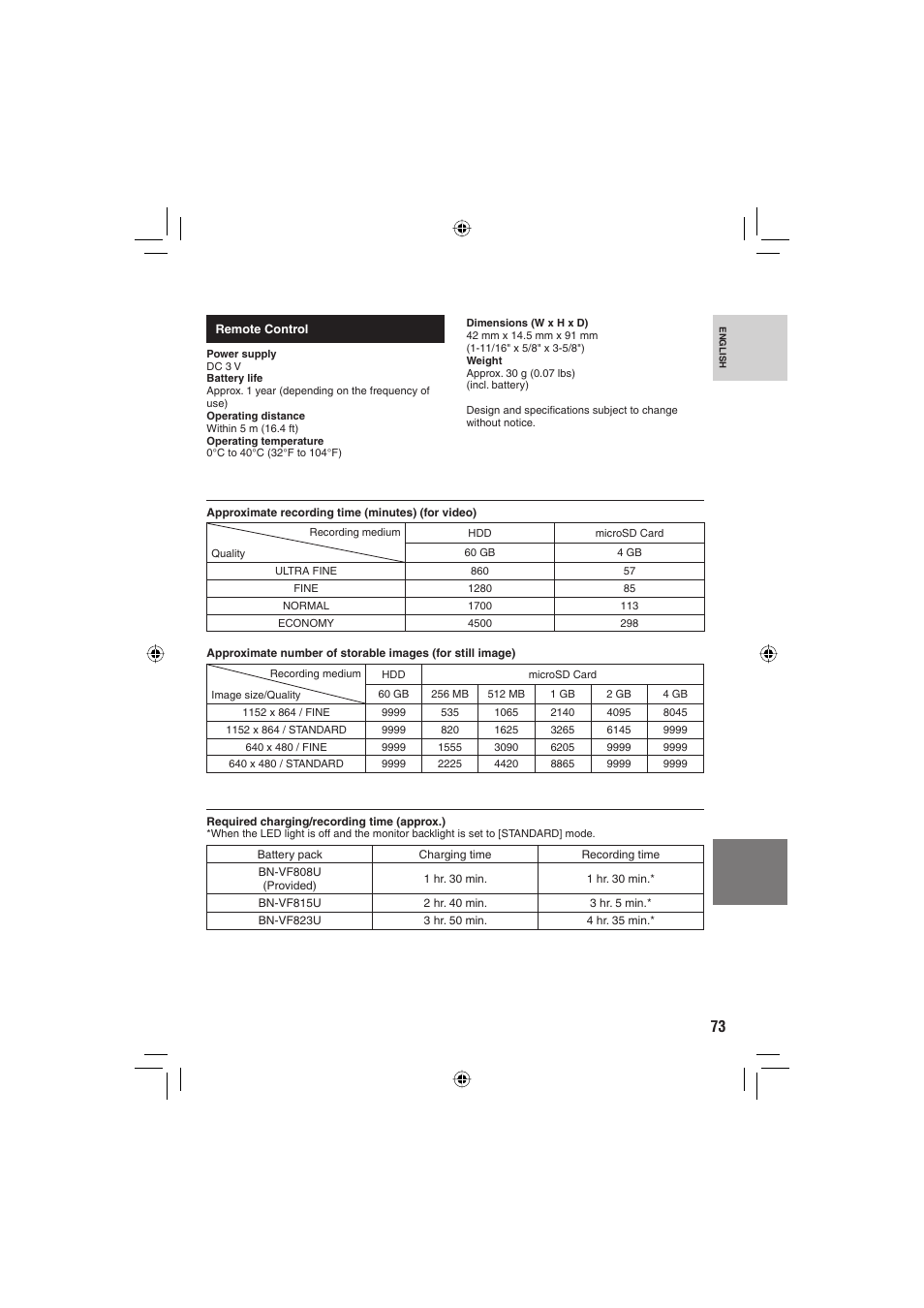 JVC Everio GZ-MG465 User Manual | Page 73 / 228