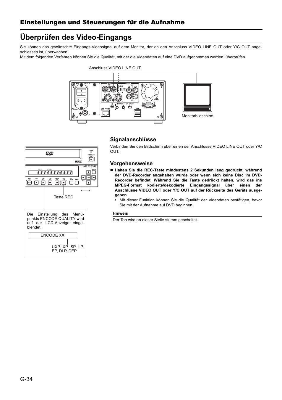 Überprüfen des video-eingangs | JVC BD-X201MS User Manual | Page 117 / 498