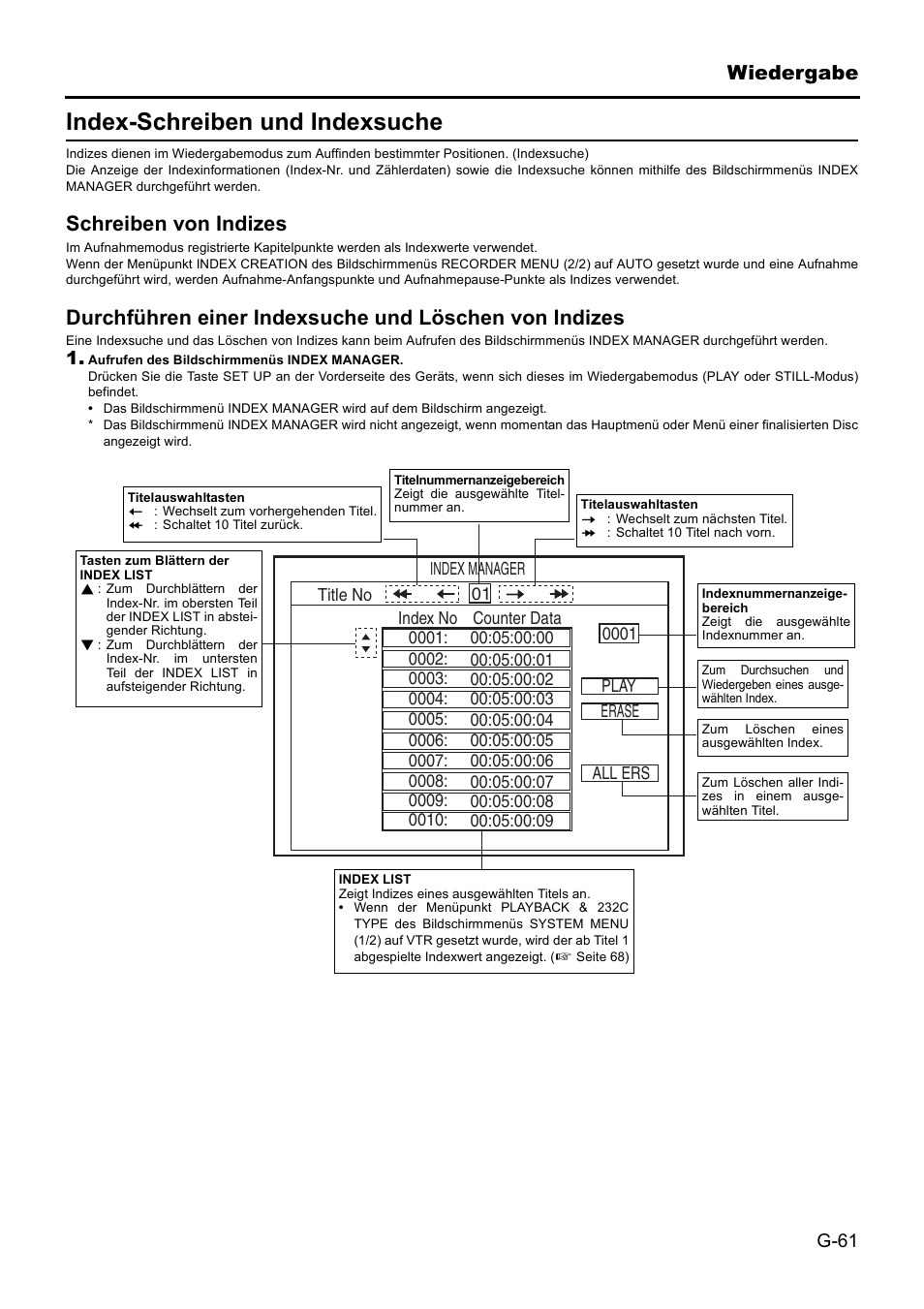 Index-schreiben und indexsuche | JVC BD-X201MS User Manual | Page 144 / 498