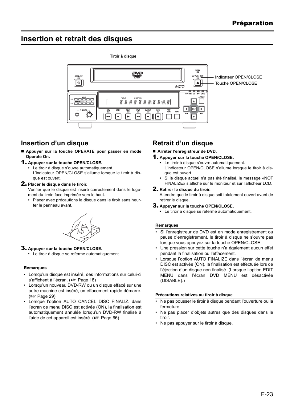 Insertion et retrait des disques | JVC BD-X201MS User Manual | Page 189 / 498
