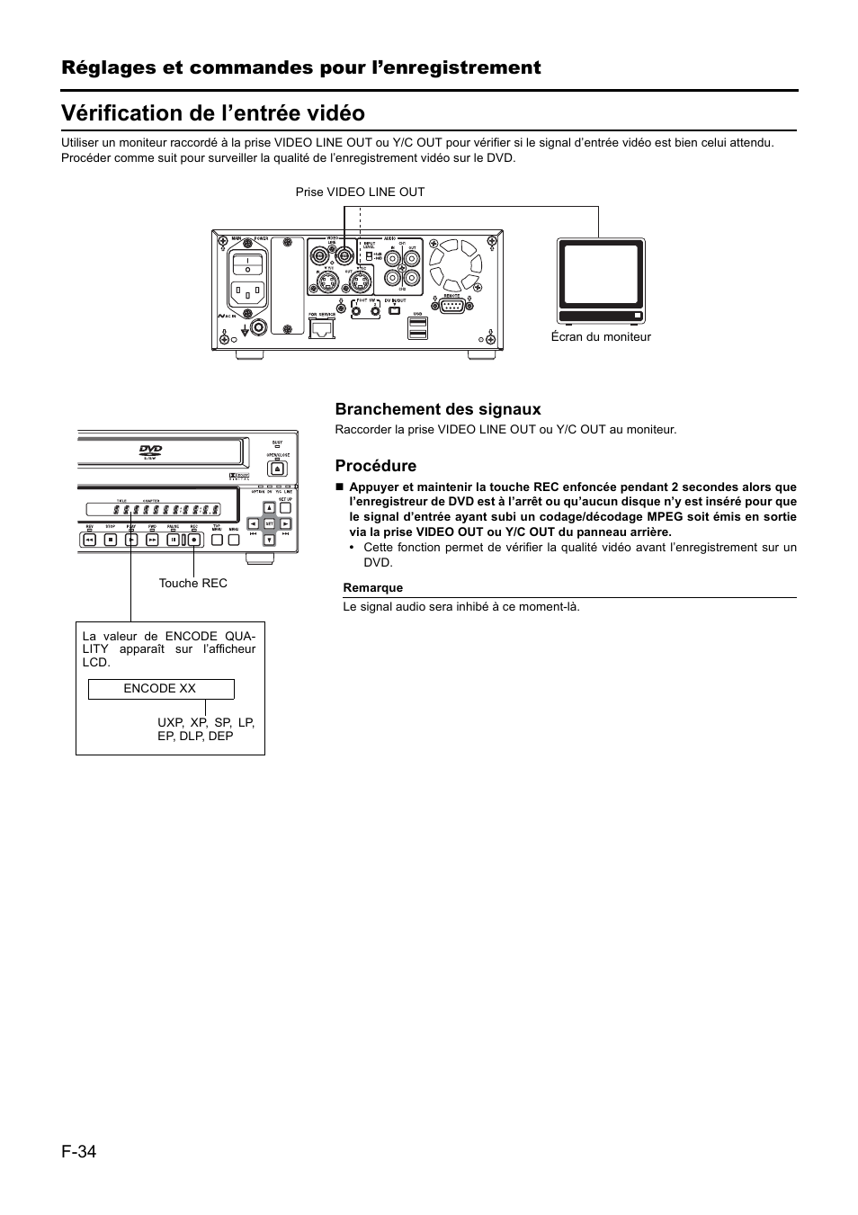 Vérification de l’entrée vidéo | JVC BD-X201MS User Manual | Page 200 / 498