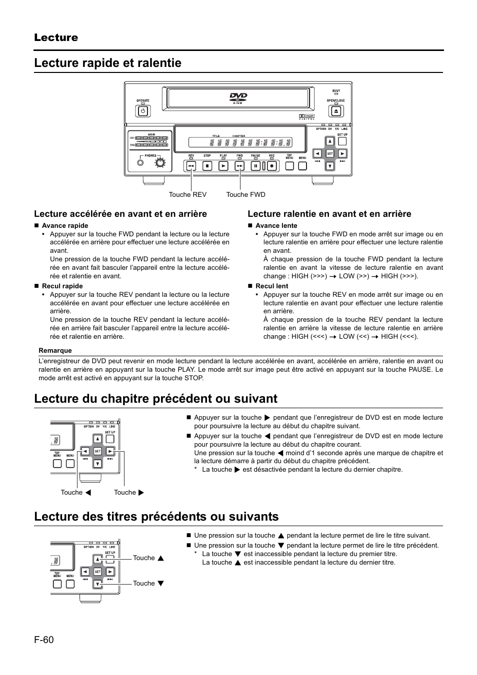 Lecture rapide et ralentie | JVC BD-X201MS User Manual | Page 226 / 498