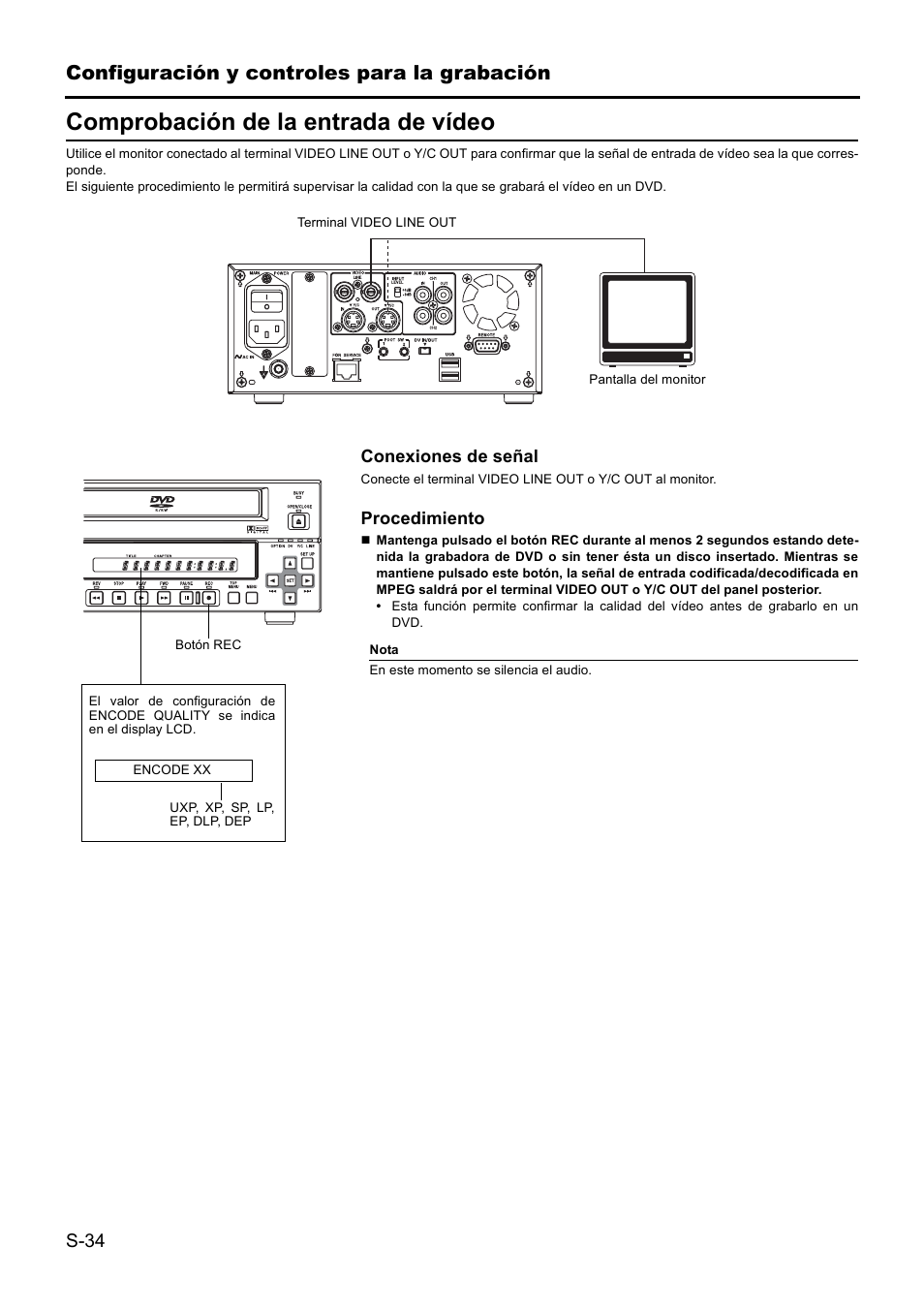 Comprobación de la entrada de vídeo | JVC BD-X201MS User Manual | Page 283 / 498