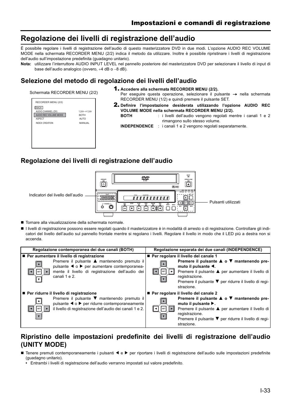 Impostazioni e comandi di registrazione | JVC BD-X201MS User Manual | Page 365 / 498