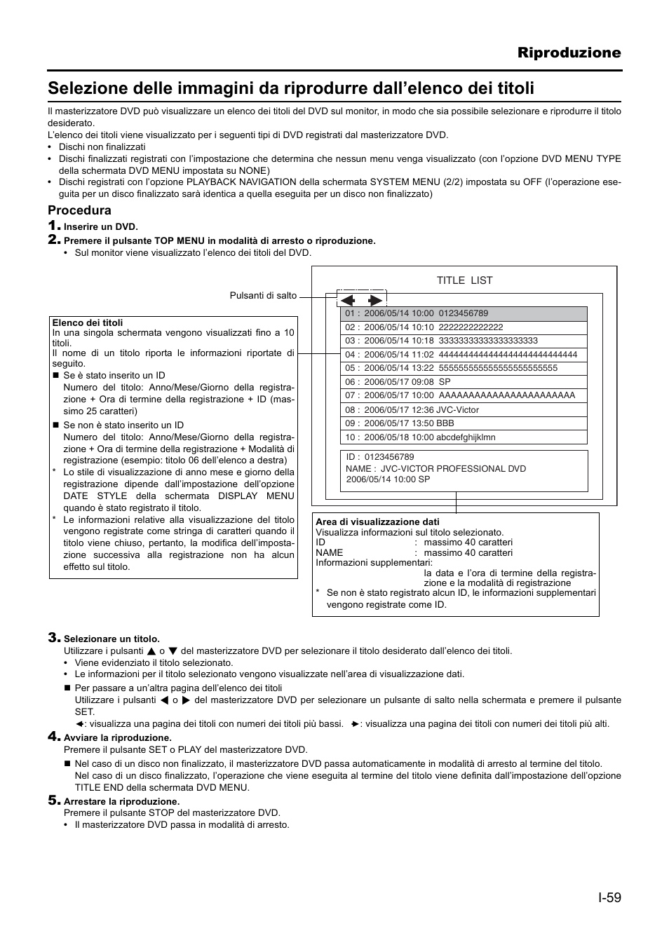 Riproduzione | JVC BD-X201MS User Manual | Page 391 / 498