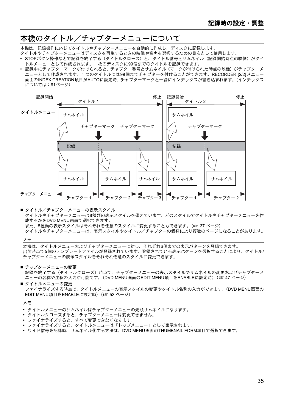 本機のタイトル／チャプターメニューについて | JVC BD-X201MS User Manual | Page 450 / 498