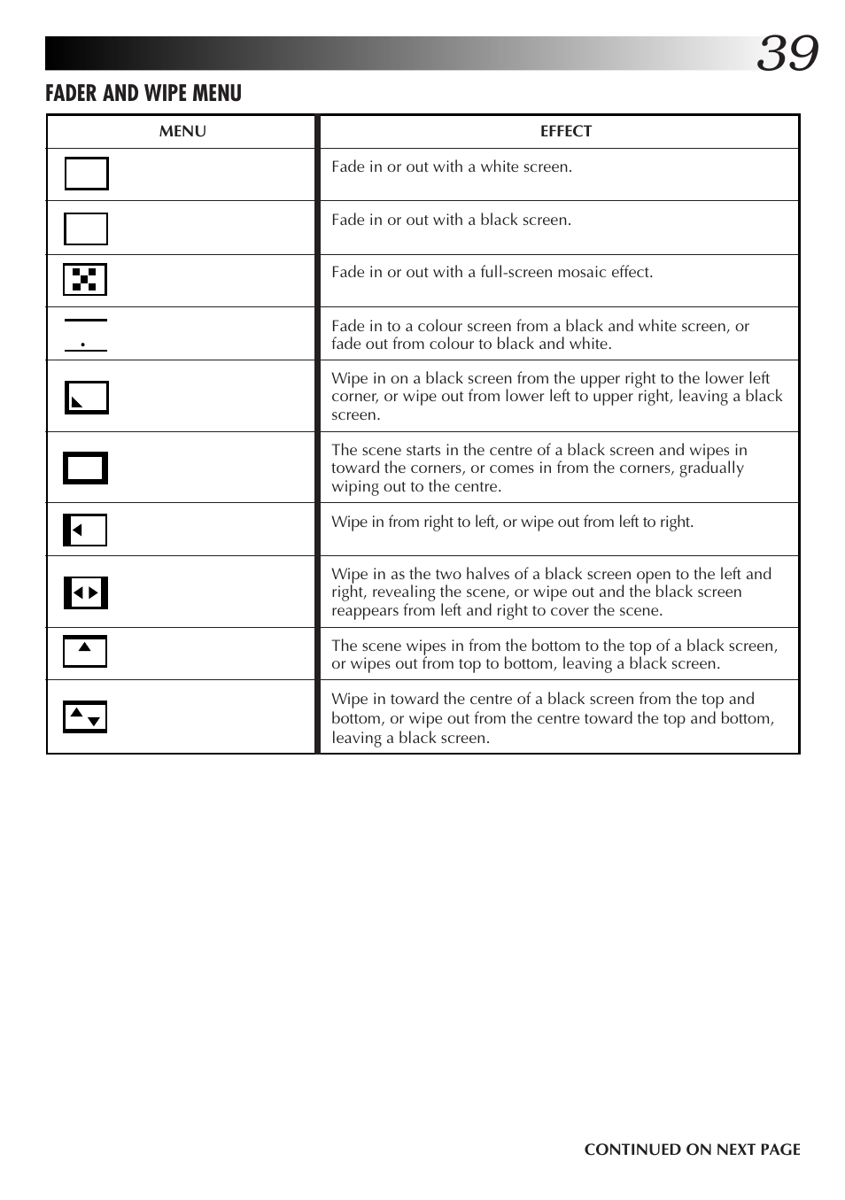 JVC GR-DVM55 User Manual | Page 39 / 88