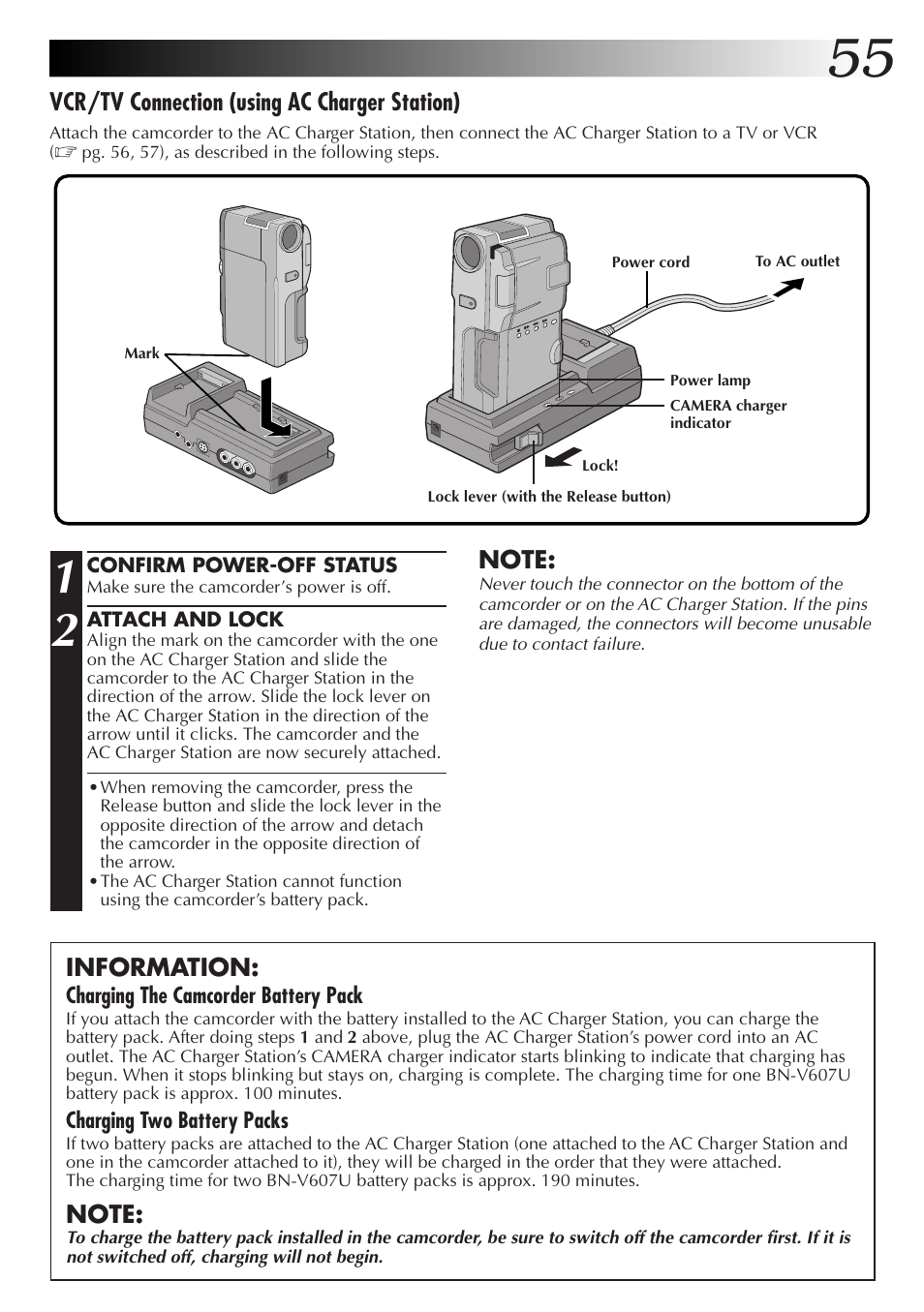 JVC GR-DVM55 User Manual | Page 55 / 88