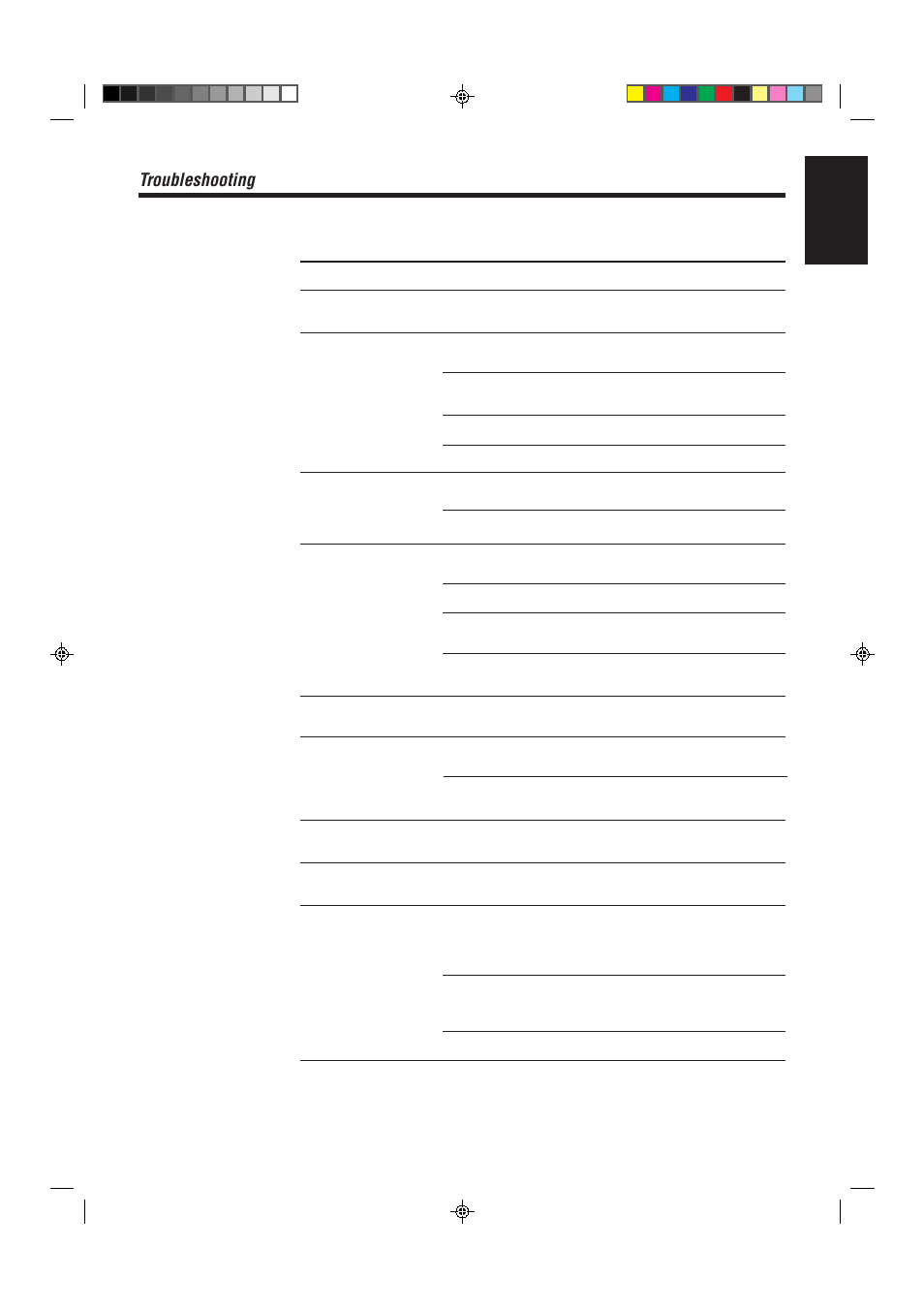Troubleshooting, English | JVC RX-80PGD User Manual | Page 53 / 56