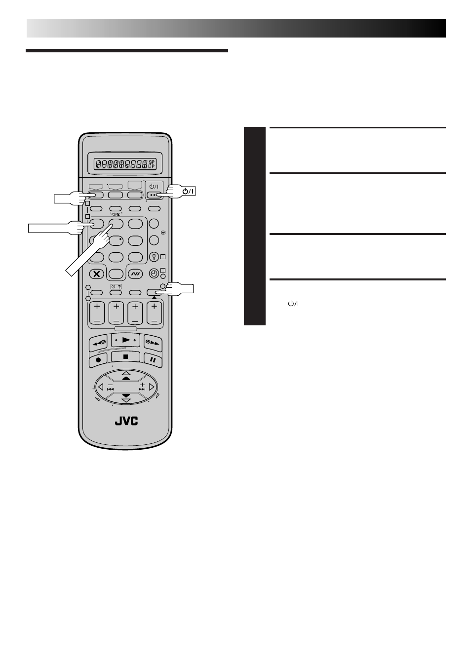 Remote con- trol functions, Remove power supply, Set remote control code | Re-supply power, Turn the recorder on, Advanced operations (cont.), Remote a/b code switching | JVC HR-DD865EK User Manual | Page 30 / 64