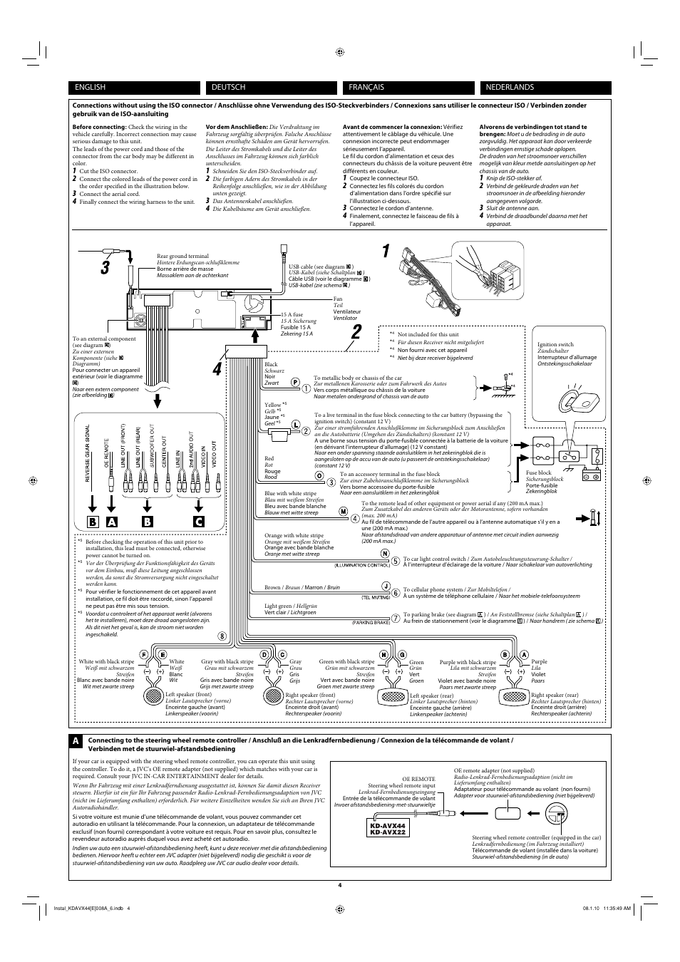 JVC DVD/CD Receiver KD-AVX22 User Manual | Page 4 / 6