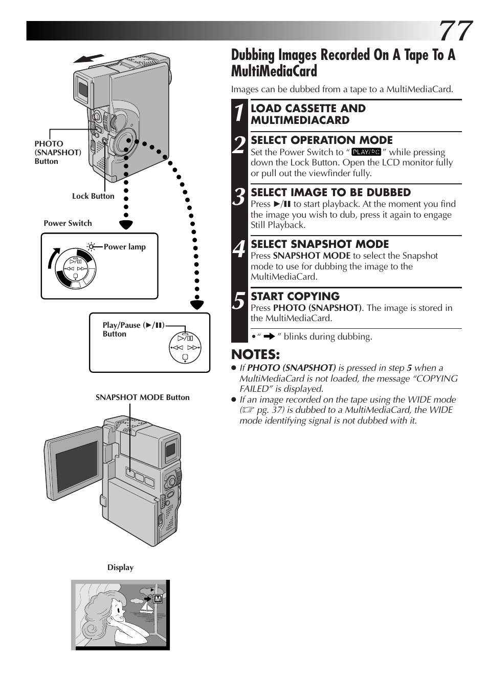 JVC GR-DVX70 User Manual | Page 77 / 112