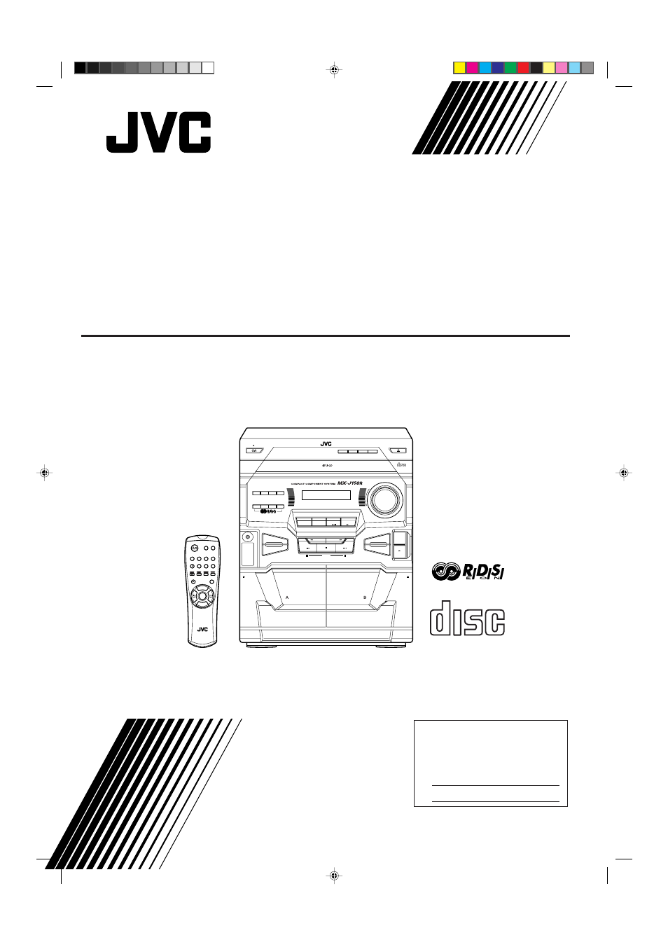 JVC CA-MXJ150R User Manual | 38 pages