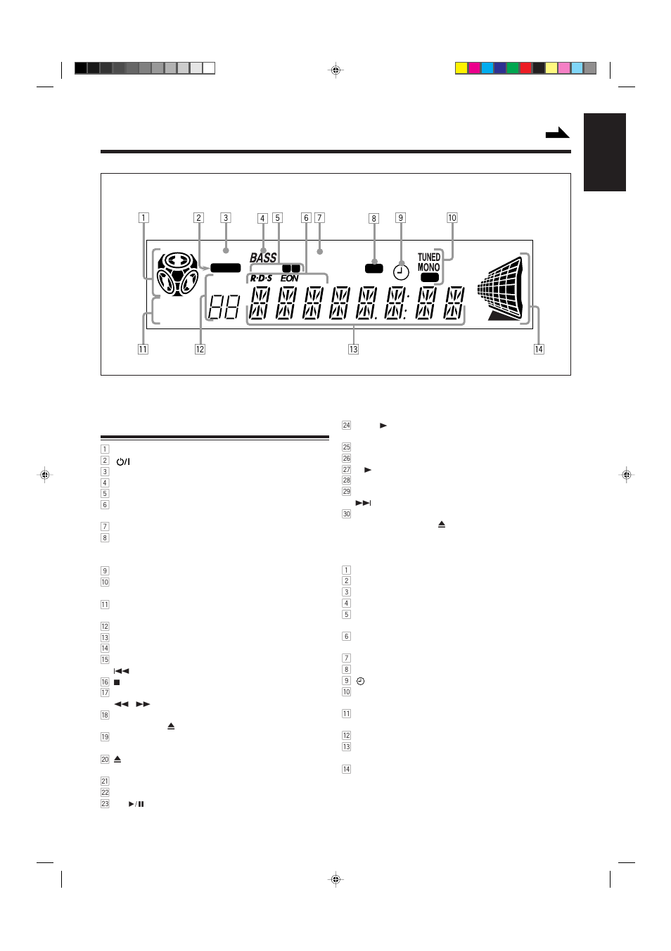 Front panel | JVC CA-MXJ150R User Manual | Page 9 / 38