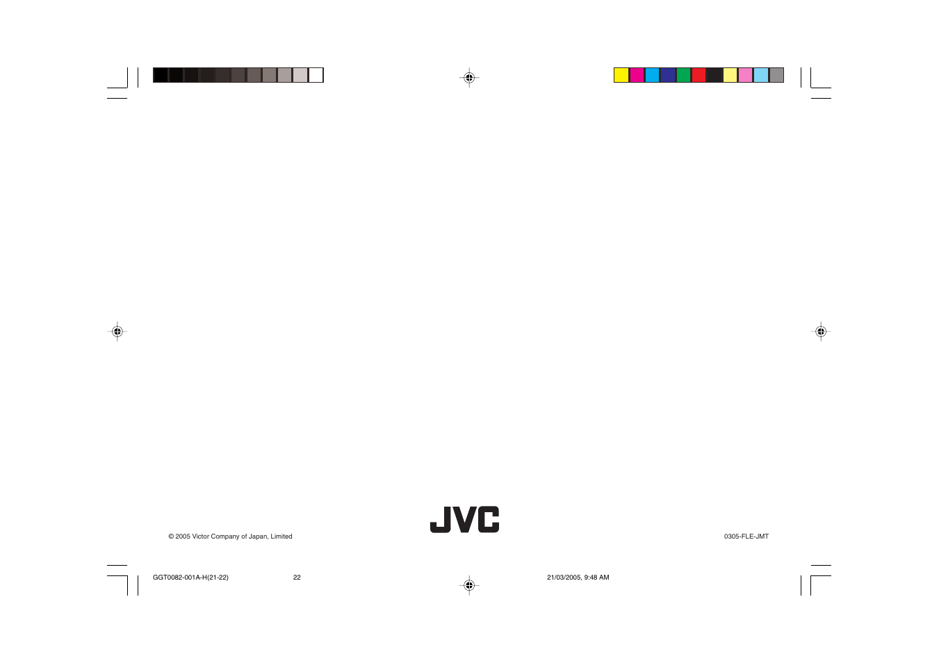 JVC AV-29VT15 User Manual | Page 22 / 22