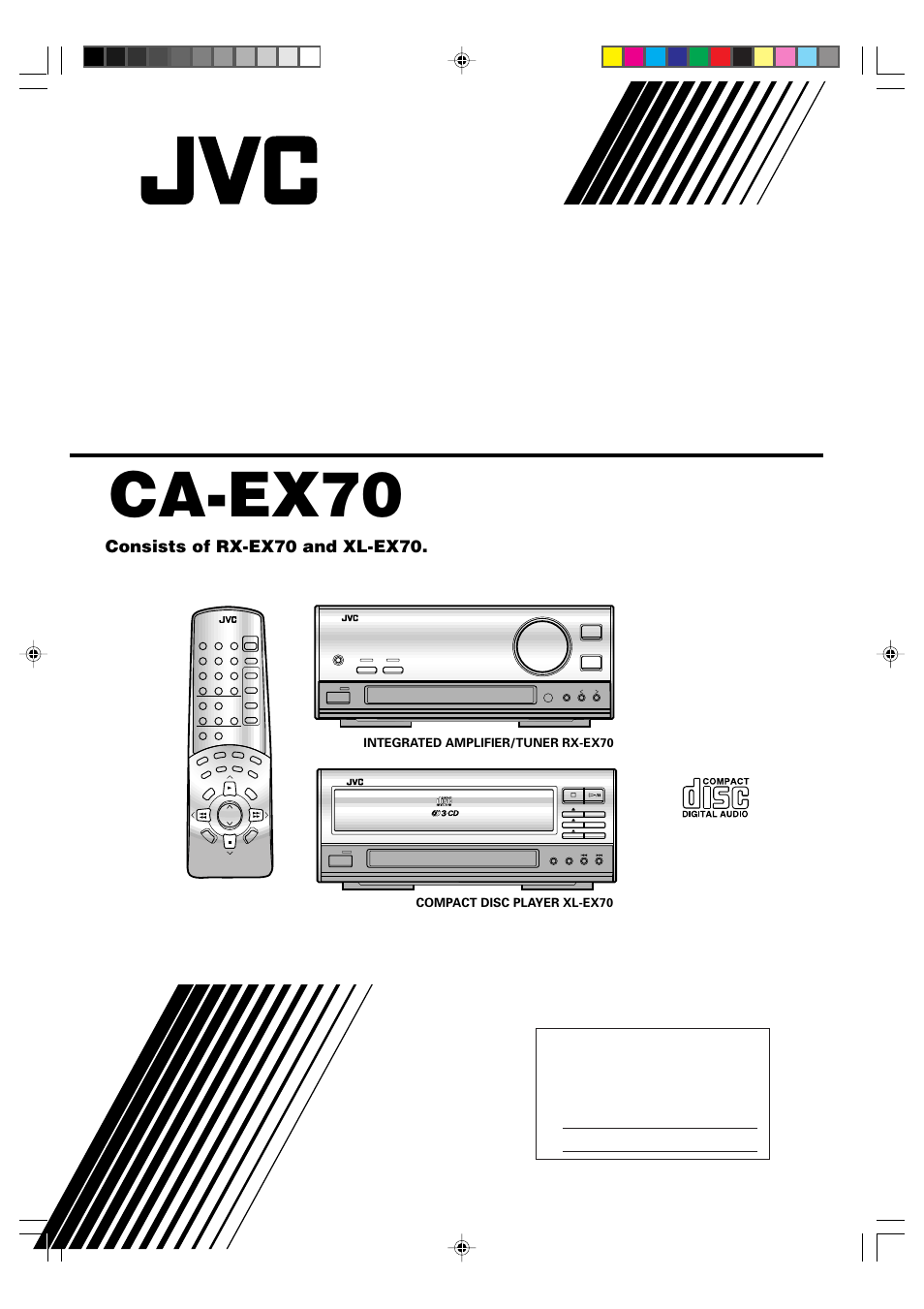 JVC CA-EX70 User Manual | 51 pages