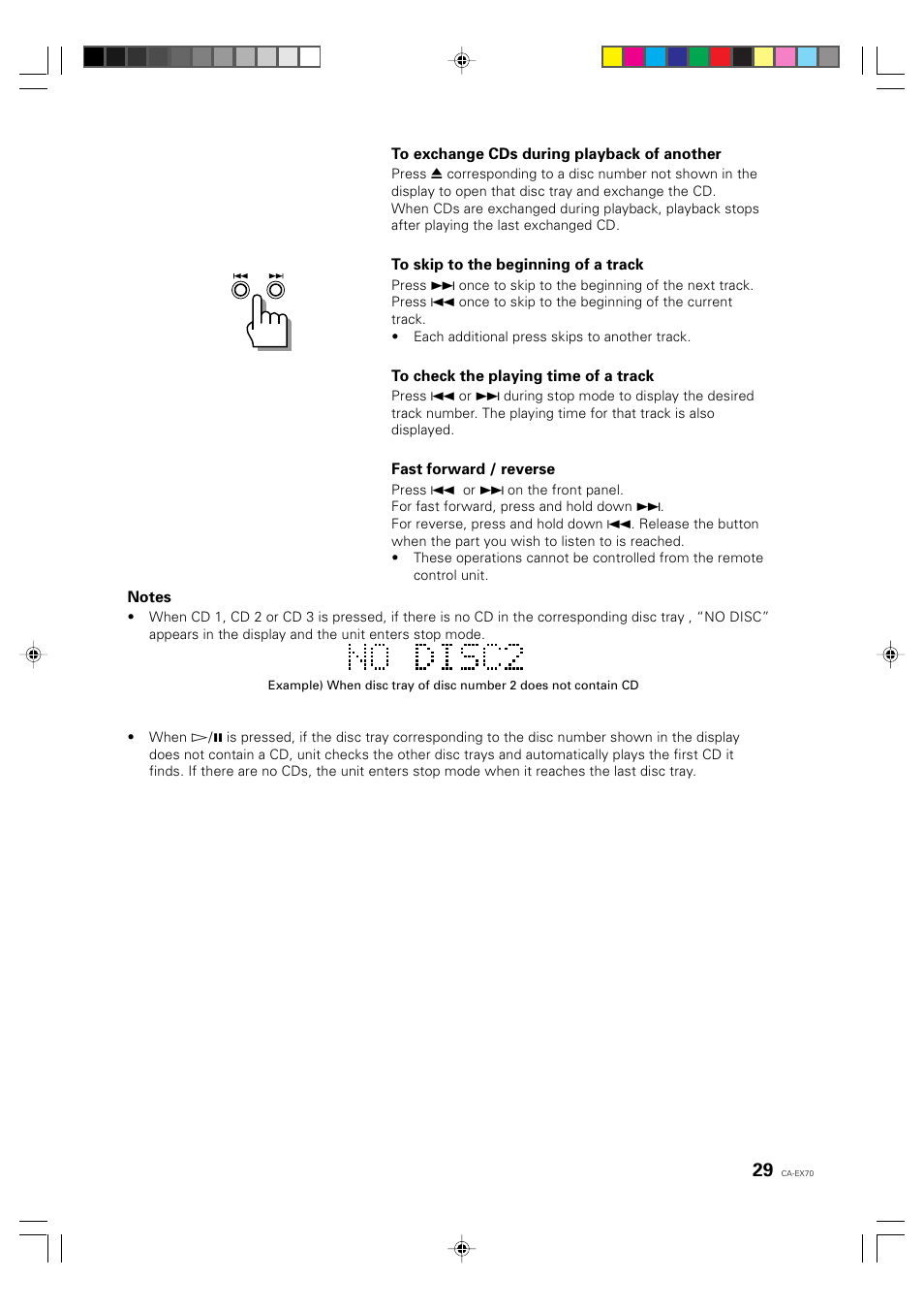 JVC CA-EX70 User Manual | Page 29 / 51