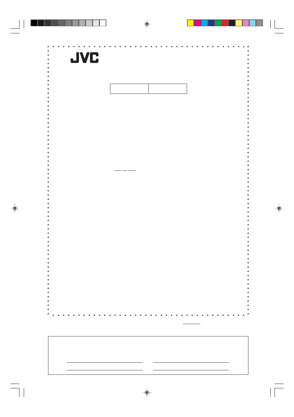 Limited warranty, Audio-1 | JVC CA-EX70 User Manual | Page 51 / 51
