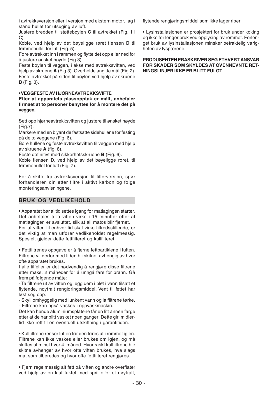 DeLonghi KC-RT90B User Manual | Page 30 / 40