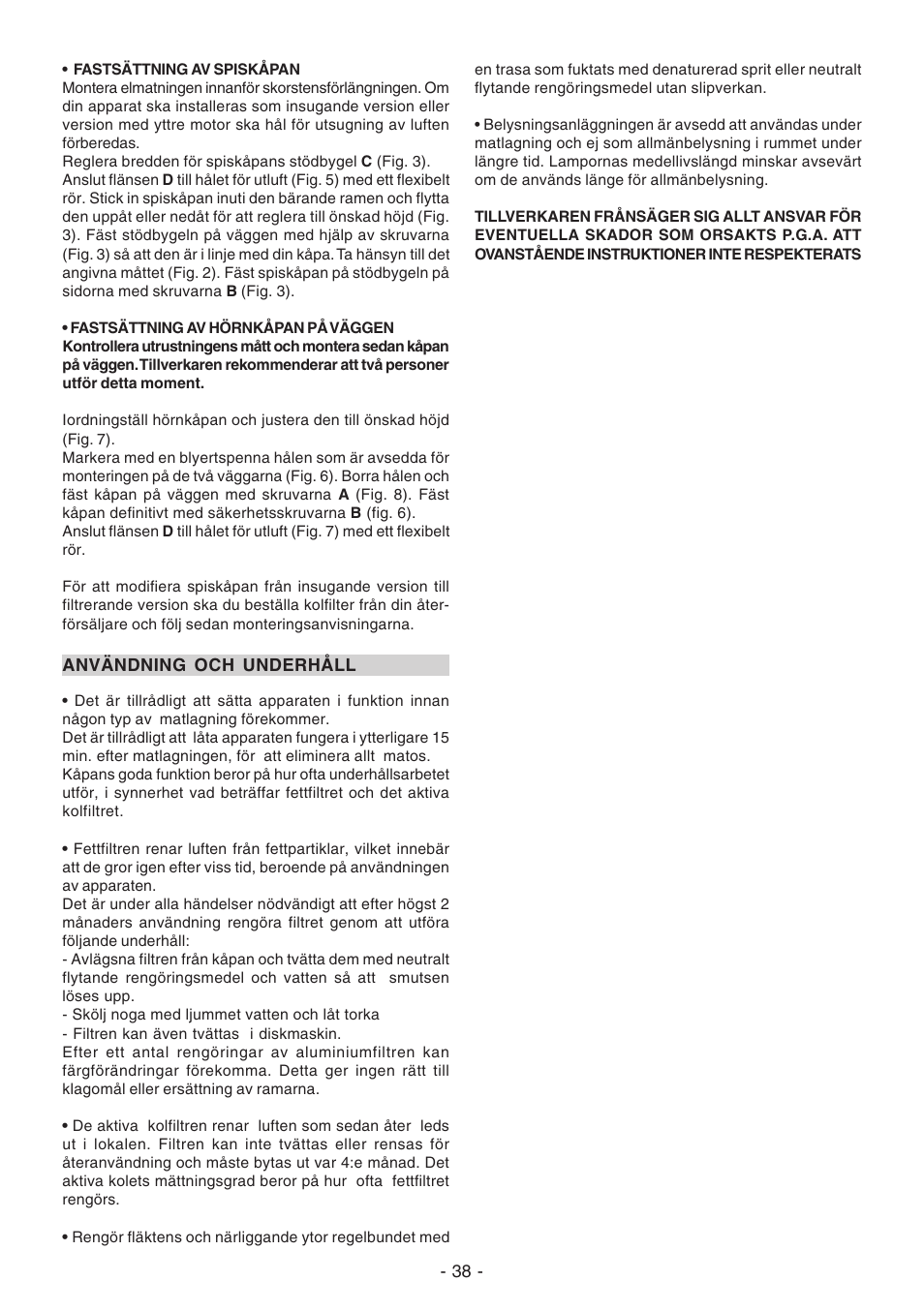 DeLonghi KC-RT90B User Manual | Page 38 / 40