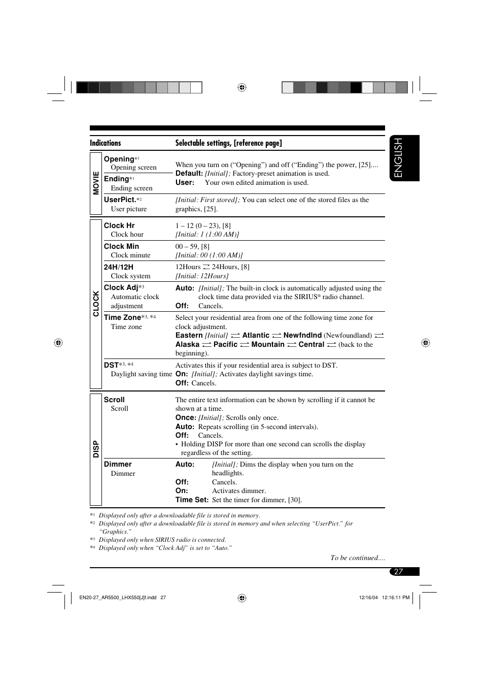 English | JVC KD-AR5500 User Manual | Page 27 / 147