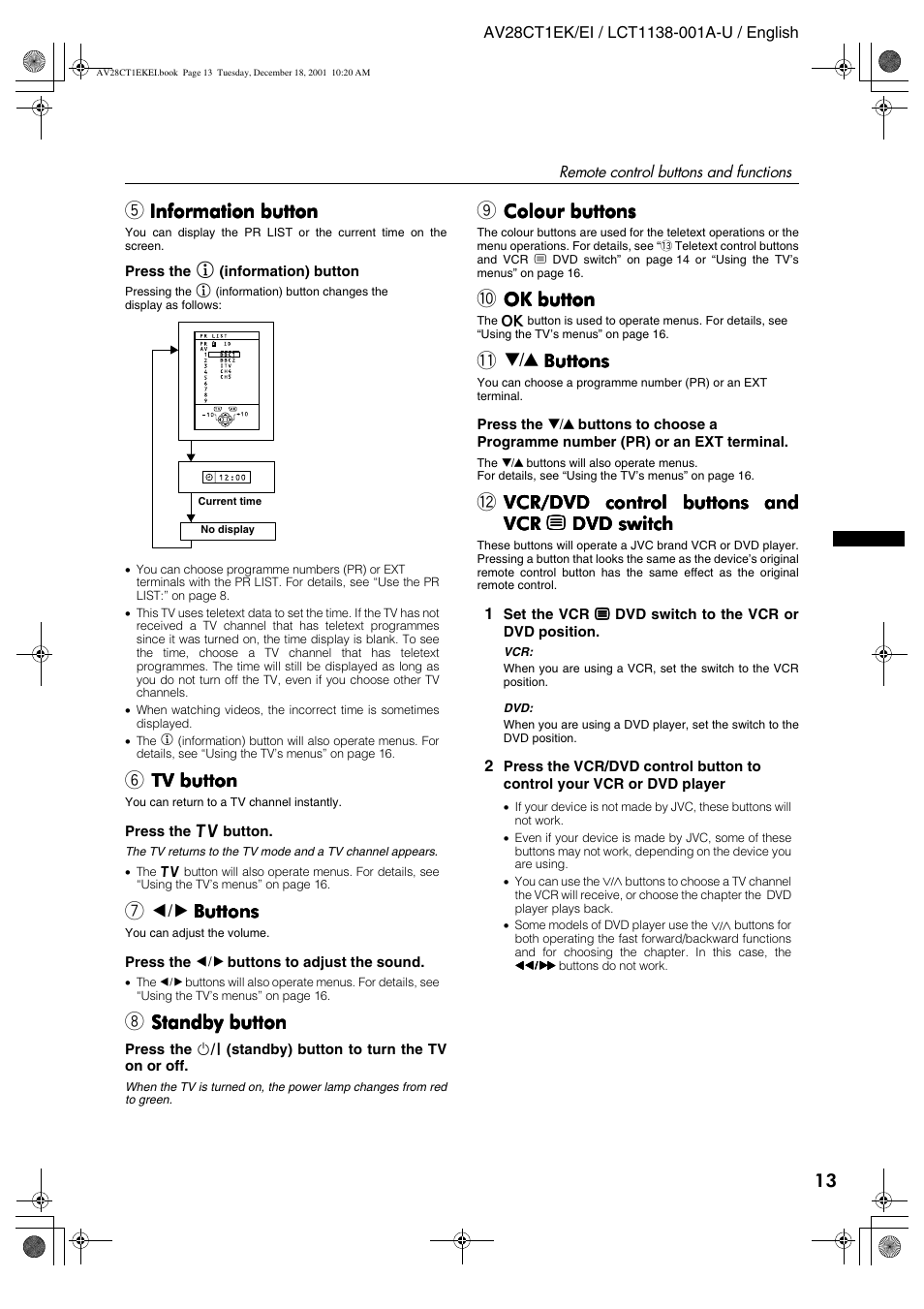 JVC T-V Link AV28CT1EP User Manual | Page 50 / 72