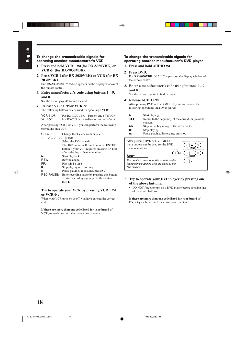 JVC RX-7030VBK User Manual | Page 109 / 114