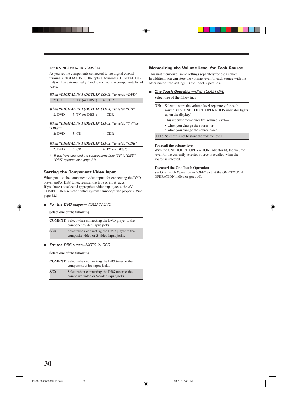 JVC RX-7030VBK User Manual | Page 32 / 114